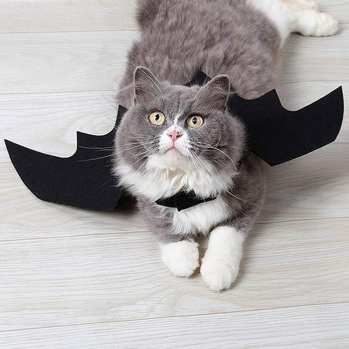 Rypet Dog Bat Costume - Halloween Pet Costume Bat Wings Cosplay Dog Costume Cat Costume for Party S