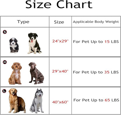 MACEVIA Fluffy Fleece Dog Blankets (24x29 Inch,