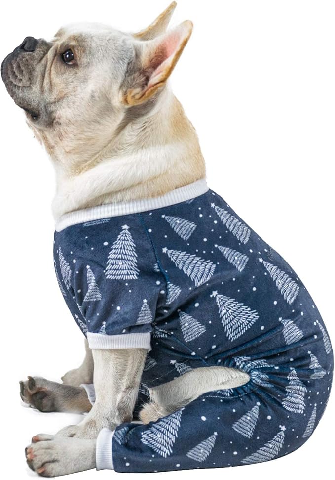 CuteBone Dog Pajamas Christmas Clothes Pjs for Small P110S