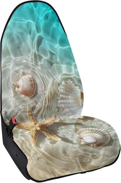 Starfish Waterproof Towel Car Seat Cover Anti-Slip Bucket Seat Protector Washable Car Accessories Decro from Sweat