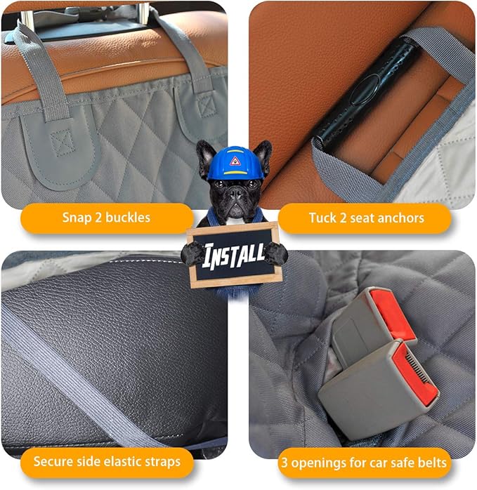 Honest Dog Car Seat Covers 57”W x 47”L)