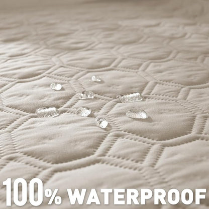 SYSLOON Waterproof Dog Bed Cover Sofa,Car,82"x102",Beige