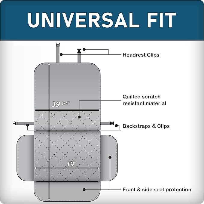 Custom Accessories® Quilted Front Seat Pet Protector