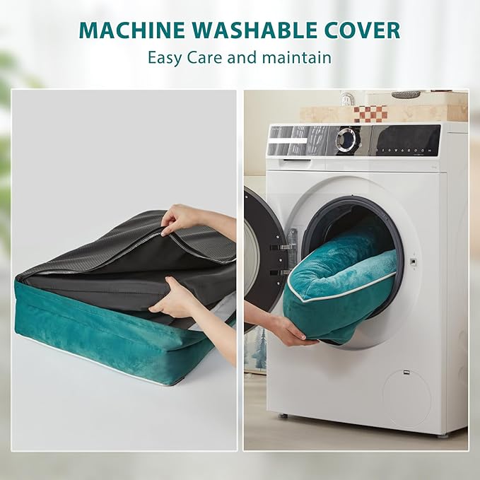 BFPETHOME Orthopedic Dog Beds for Large Dogs-Waterproof Sofa Dog Bed with Removable Washable Cover