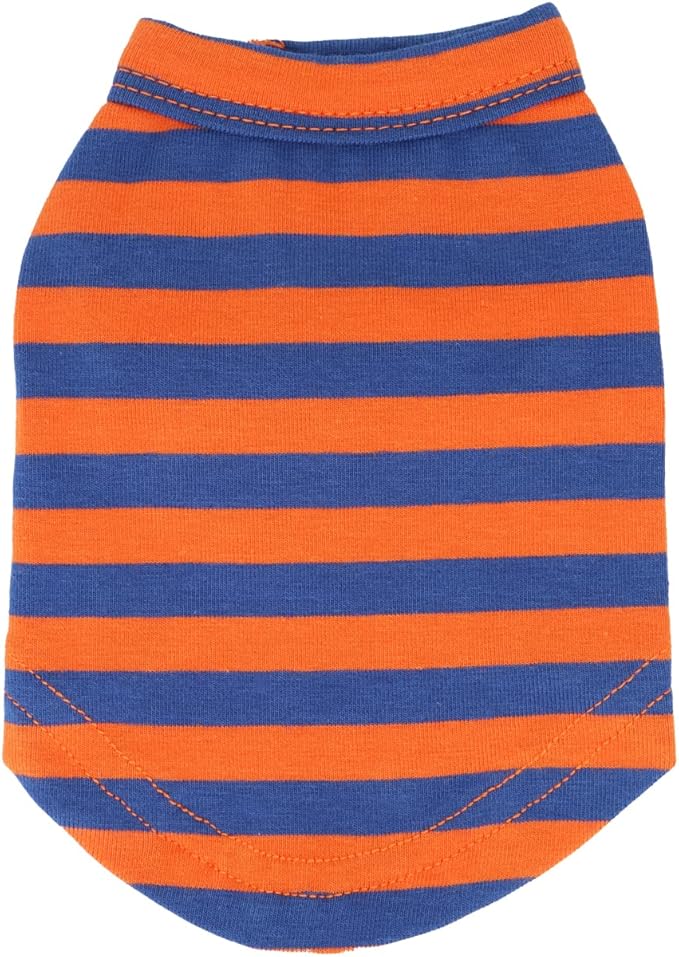 LOPHIPETS 100% Breathable Cotton Striped Dog Tee Shirt