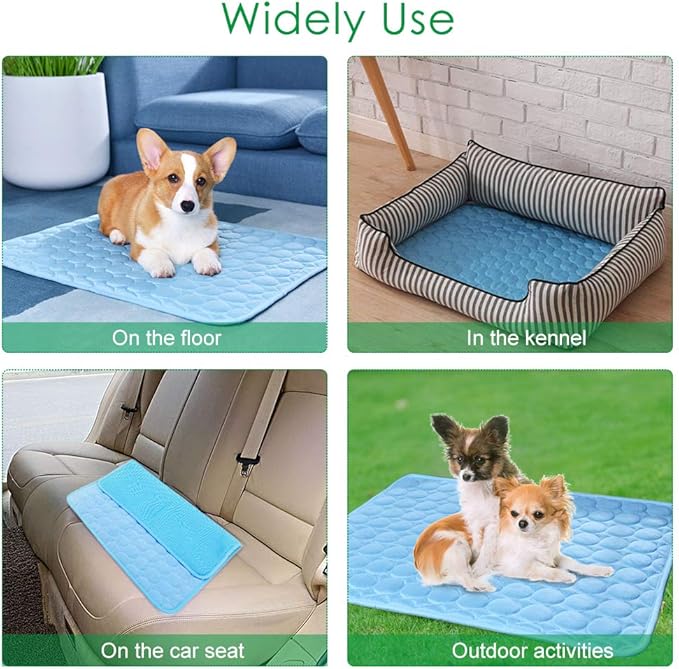 VeMee Cooling Mat Pad for Dogs Cats Ice