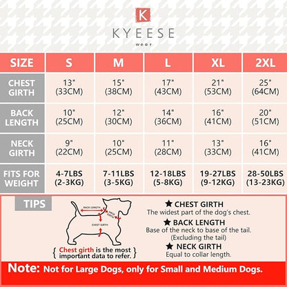 KYEESE 2Pack Dog Shirts Waffle for Small Dogs Stretchy Dog T-Shirts Lightweight Dog Tank Top Sleeveless Dog Vest Breathable Cat Shirt