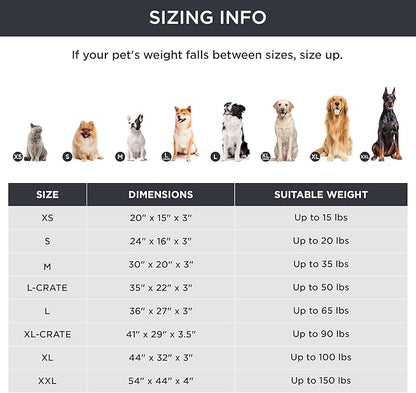 Bedsure Extra Large Dog Crate Bed 100 lbs,