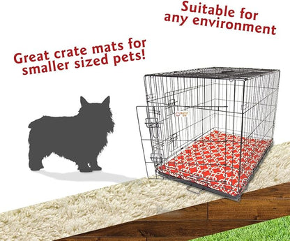 24" Links Red Crate Dog Bed Mat By Majestic Pet Products