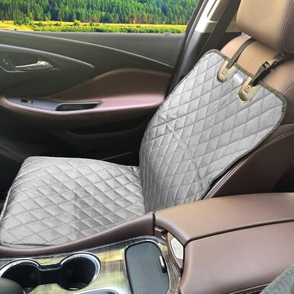 Dog Car Seat Covers 100% Waterproof Car Seat Protector for Pets Front Seat Scratch Proof Non-Slip Durable for Cars
