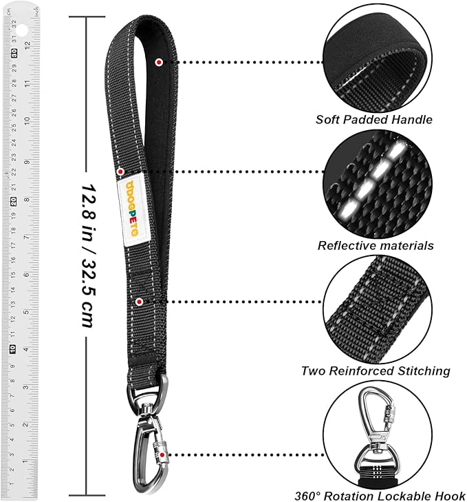 Dog Seat Belt Harness for Car 12 Inch