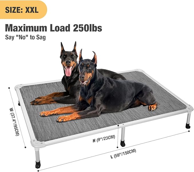 Veehoo Chew Proof Elevated Dog Bed