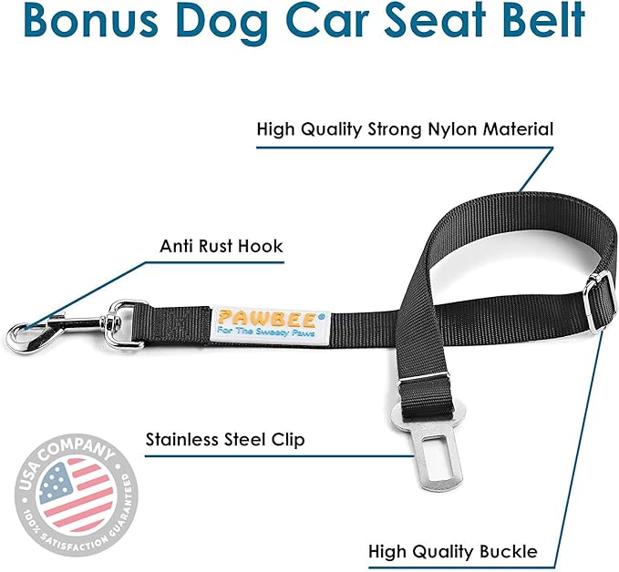 PAWBEE Dog Car Seat Covers