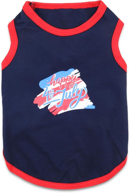 4th of July Small Puppy Clothes Independent Day