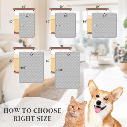 Dog Bed Cover Reversible Waterproof 100% Pet Blanket