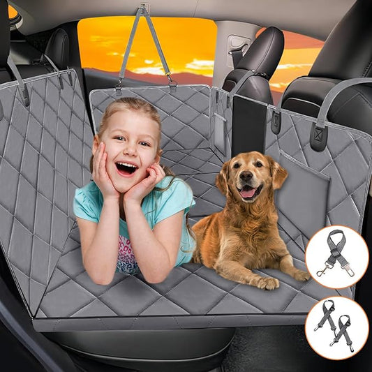 Back Seat Extender for Dogs-Large Space 400lbs, Sturdy