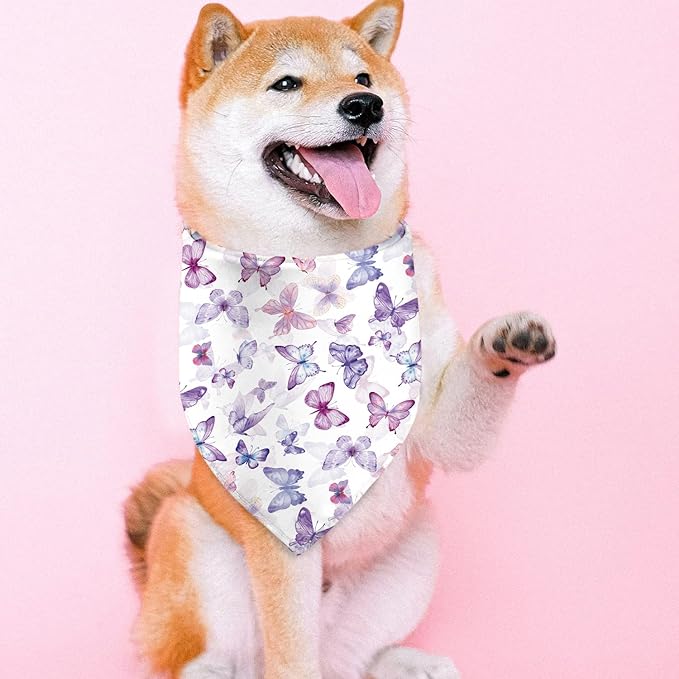 Spring Dog Bandanas 2 Pack,