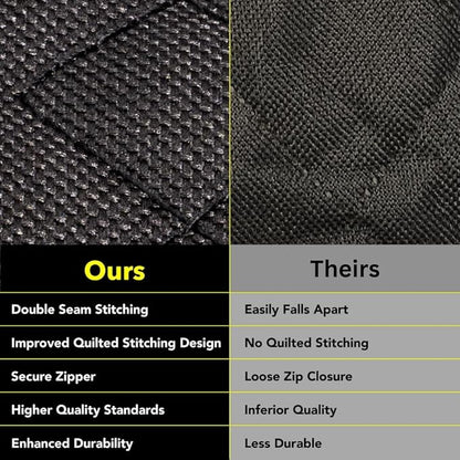 Meadowlark Dog Car Seat Cover with Mesh Window (54" W 58" L)