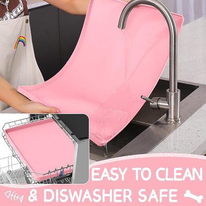 MateeyLife Silicone Cat & Dog Food Mat for Floors Waterproof