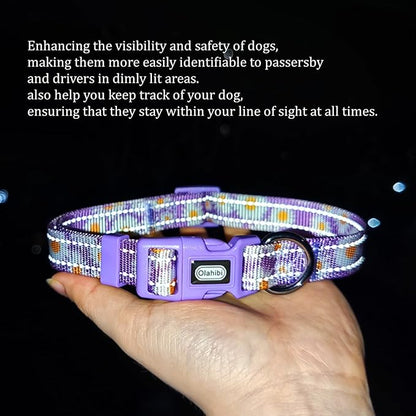 Floral Pattern Dog Collar