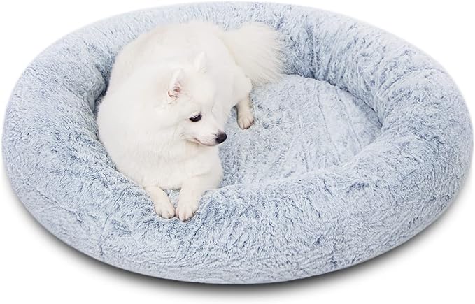 N&V Medium Orthopedic Donut Dog Bed