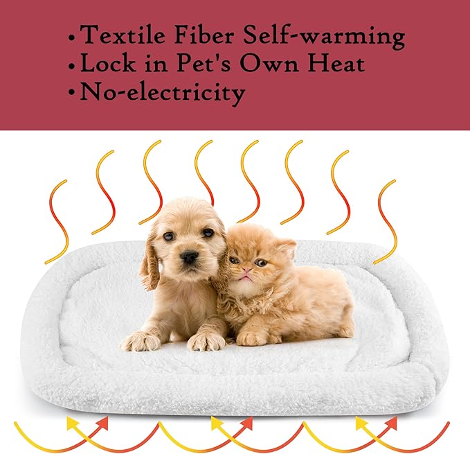 long rich Self Warming Pet Bed 23.5 by 36.5 inches,by