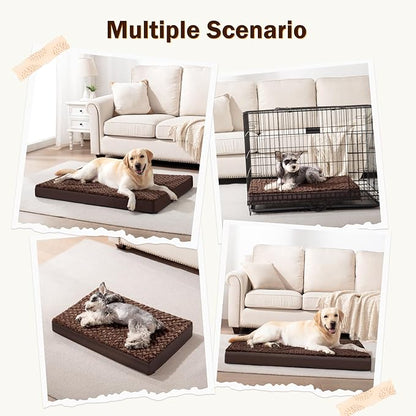 JOEJOY Orthopedic Dog Bed for Large Medium Dogs 36x27 Inch,