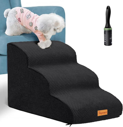 Topmart 3 Tiers Foam Dog Ramps/Steps