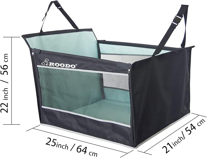 ROODO Dog Car Seat for Large Medium Dogs