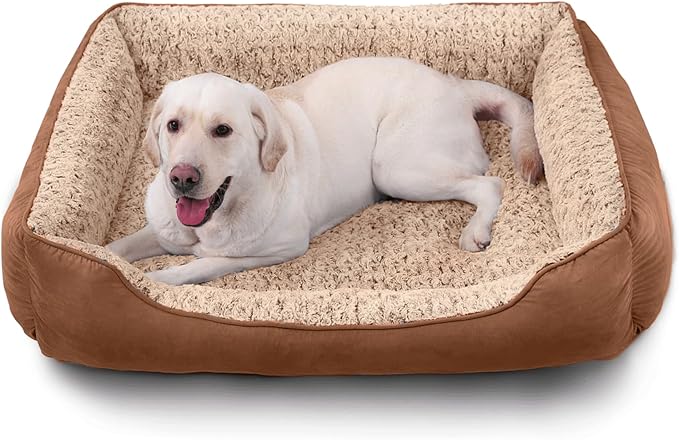 Dog Beds for Large Sized Dogs 36"x28",Brown