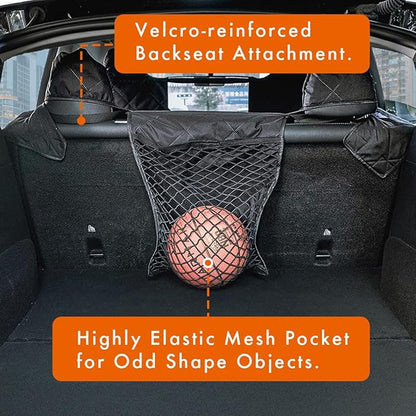 Upgraded Anti Sagging Dog Car Back Seat Covers for Tesla Model Y (2020-2023) 100% Waterproof