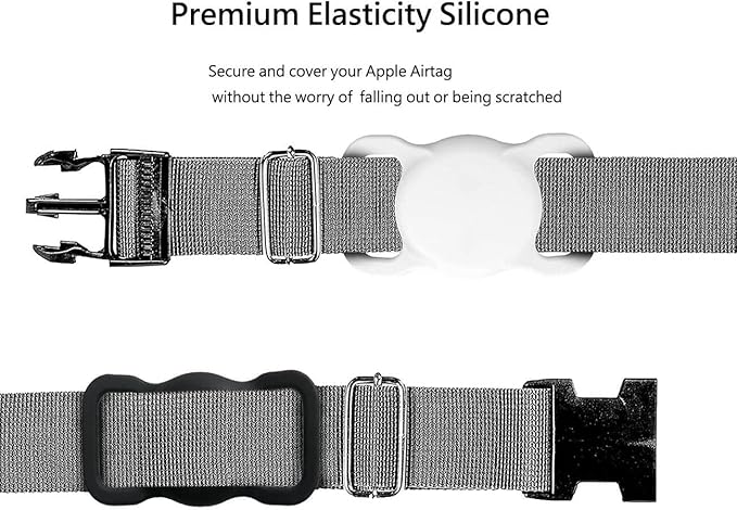 Air Tags-2 Pack Airtag Dog Collar Holder SWINCHO 1-3cm Width