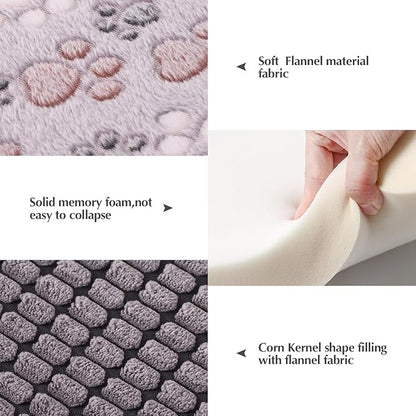 BVAGSS Dog Bed Mat XH079 (30''x20''x1.6'',Grey