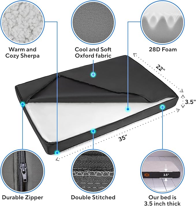 Orthopedic Dog Bed for Medium Size Dog