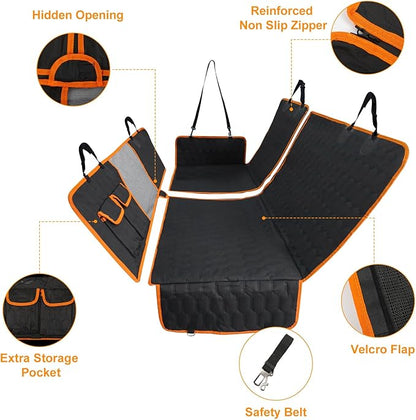 Dog Car Seat Cover for Back Seat