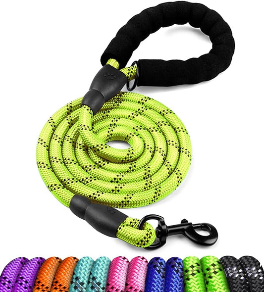 COOYOO Dog Leash 5/6 FT with Comfortable Padded