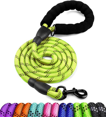 COOYOO Dog Leash 5/6 FT with Comfortable Padded