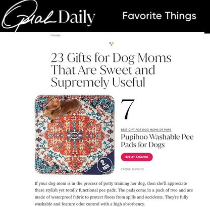 Washable Pee Pads for Dogs 100% Waterproof,