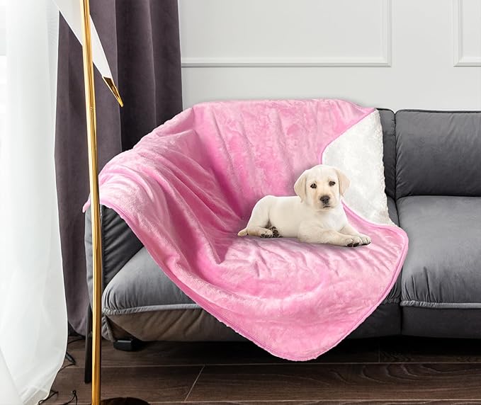 Bucephalus Waterproof Dog Blanket (Pink,30"×40")