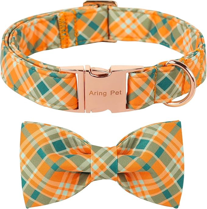 ARING PET Fall Dog Collar-Cute Dog Collar with Bow