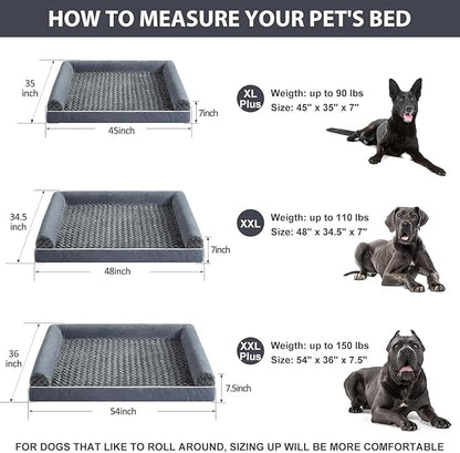 BFPETHOME Dog Beds for Large Dogs
