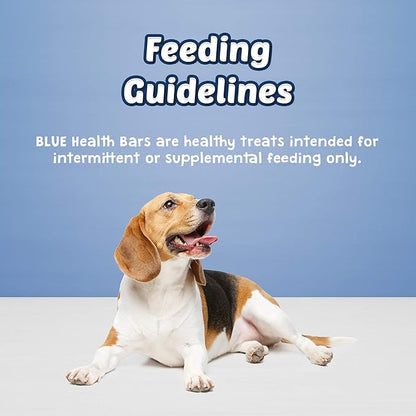 Blue Buffalo Health Bars Natural Crunchy Dog Treats TO-GO, Mini Biscuits, Bacon, Egg & Cheese 1-oz Bags (Pack of 12)