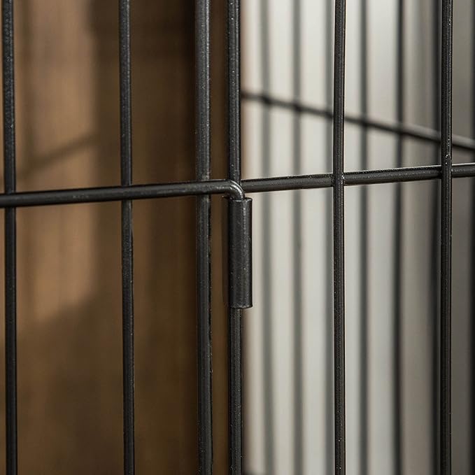 PawHut Dog Crate Furniture End Table Pet Kennel with Lockable Doors