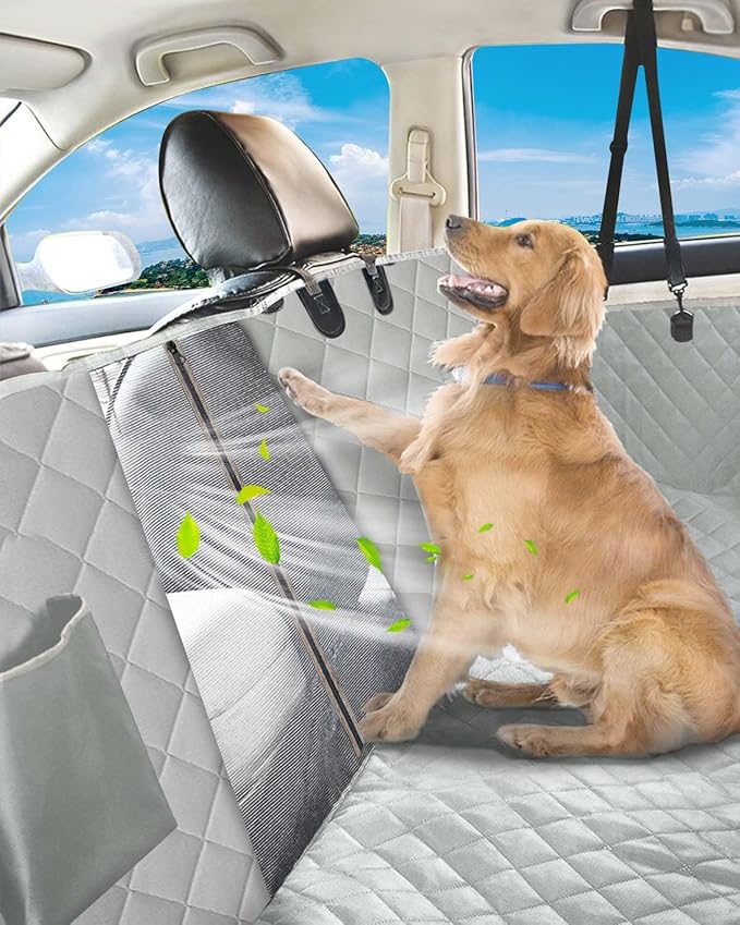 Dog Car Seat Cover 600D Heavy 100% Waterproof