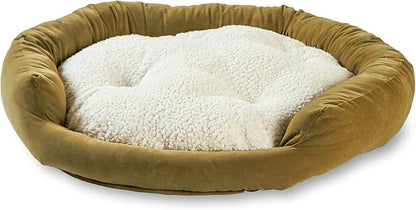 Maddie Donut Dog Bed with Removable Center Pillow (24" x 24")