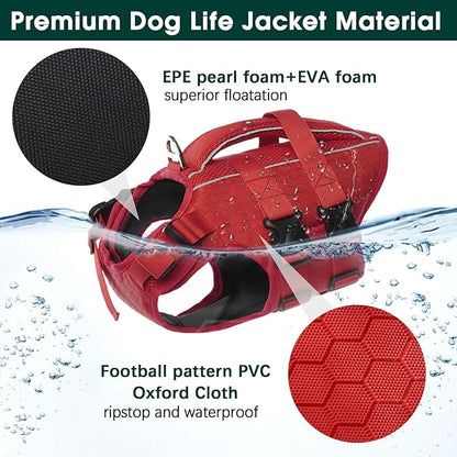 Kuoser Dog Life Jacket High Flotation