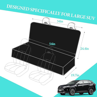 Dog Car Seat Covers for Back Seat Cover