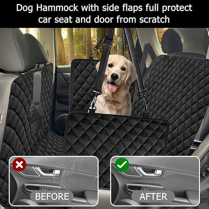 ELEGX 70" Wx94 L Oversized Dog Car Seat Cover 200 Lbs 600D Heavy