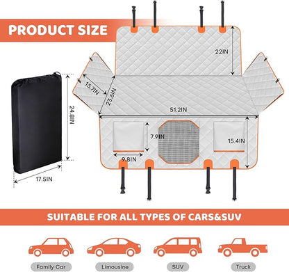 Back Seat Extender for Dogs 400lbs, Sturdy