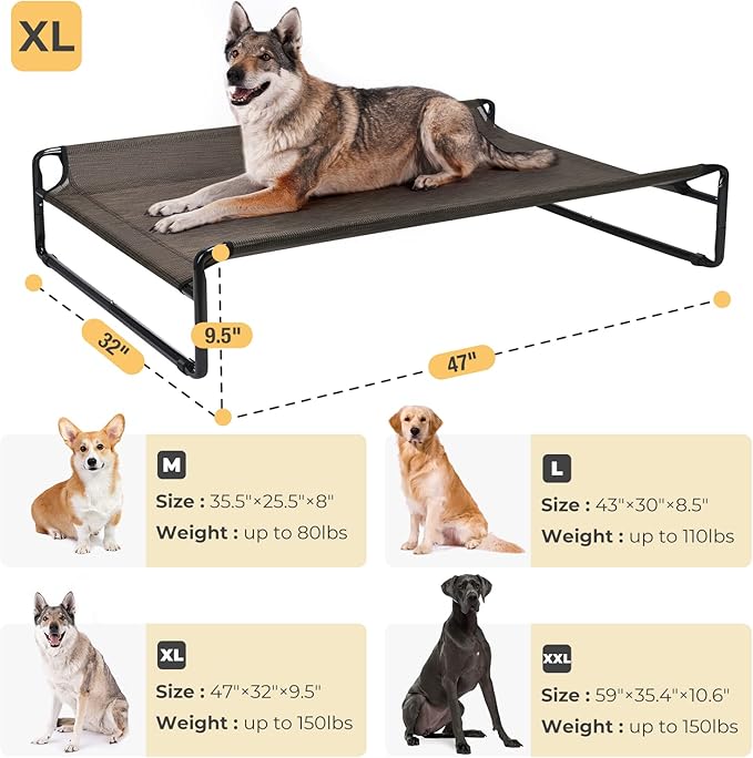 Veehoo Original Cooling Elevated Dog Bed CWC2201
